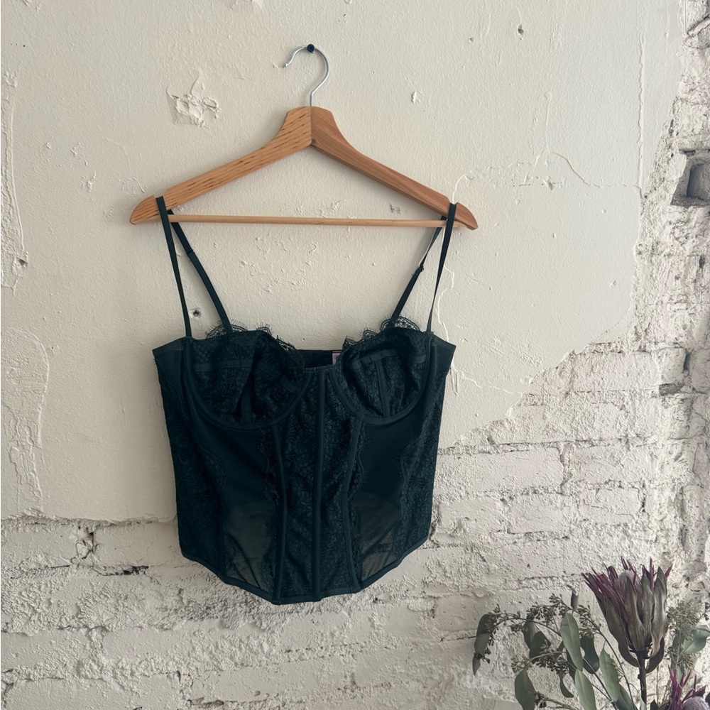 Dark Green UO Corset